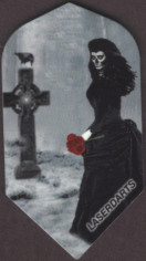 The Black Widow Slim Dart Flights