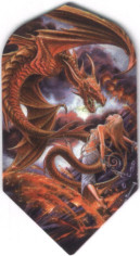 The Dragon and His Prey Slim Dart Flights