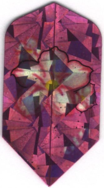 Pink Lotus Flower Slim Dart Flights