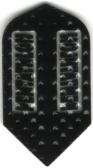 Black Pentathlon Slim Dimplex Dart Flights