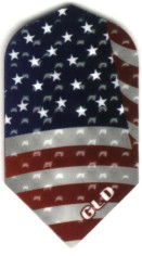 American Flag Slim Dimplex Dart Flights