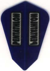 Blue Pentathlon Fantail Dart Flights Blue Pentathlon Fantail Dart Flights