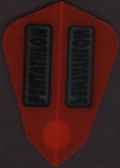 Red Pentathlon Fantail Dart Flights Red Pentathlon Fantail Dart Flights
