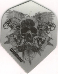 Graffiti Ghost Skull Dart Flights