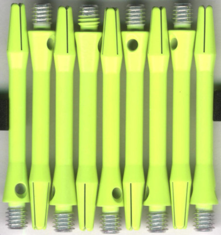1.75in. NEON YELLOW V-GLO Aluminum Dart Shafts 1.75in. NEON YELLOW V-GLO Aluminum Dart Shafts