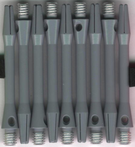 1.75in. GREY V-GLO Aluminum Dart Shafts 1.75in. GREY V-GLO Aluminum Dart Shafts