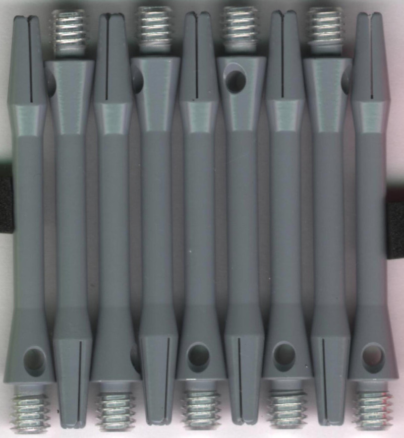 1.75in. GREY V-GLO Aluminum Dart Shafts