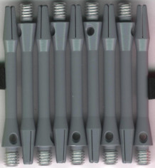 1.75in. GREY V-GLO Aluminum Dart Shafts 1.75in. GREY V-GLO Aluminum Dart Shafts