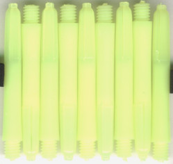 1.5in. Neon Yellow Short Nylon Dart Shafts