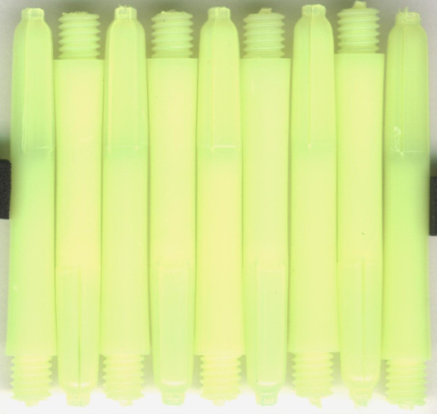 1.5in. Neon Yellow Short Nylon Dart Shafts