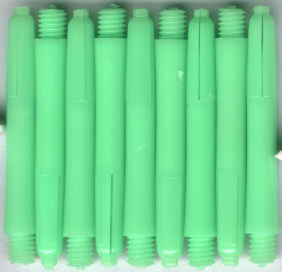 1.5in. Neon Green Short Nylon Dart Shafts