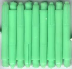 1.5in. Neon Green Short Nylon Dart Shafts