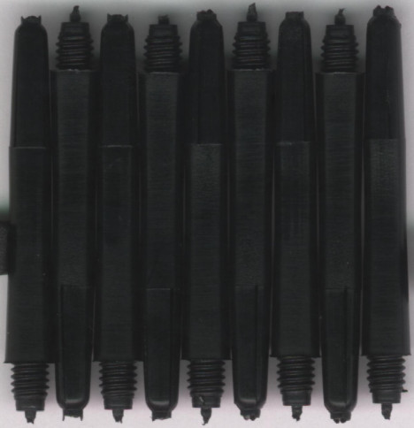 1.75in. Black In-between Nylon Dart Shafts