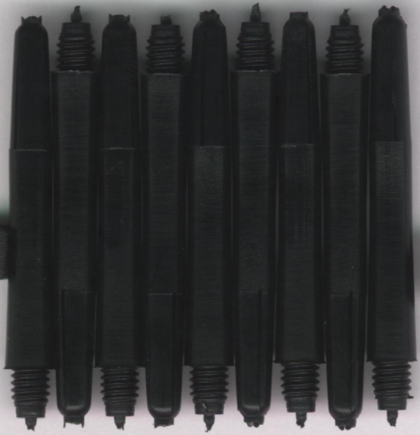 1.75in. Black In-between Nylon Dart Shafts