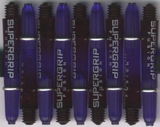 1.5in. Black/Deep Blue Supergrip Fusion Dart Shafts 1.5in. Black/Deep Blue Supergrip Fusion Dart Shafts