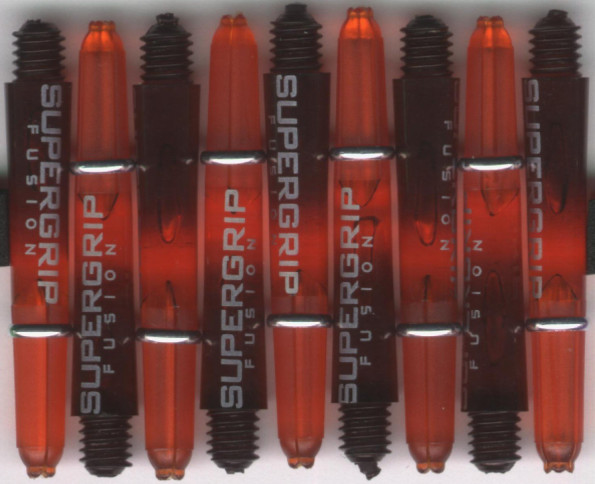1.5in. Black/Orange Supergrip Fusion Dart Shafts 1.5in. Black/Orange Supergrip Fusion Dart Shafts