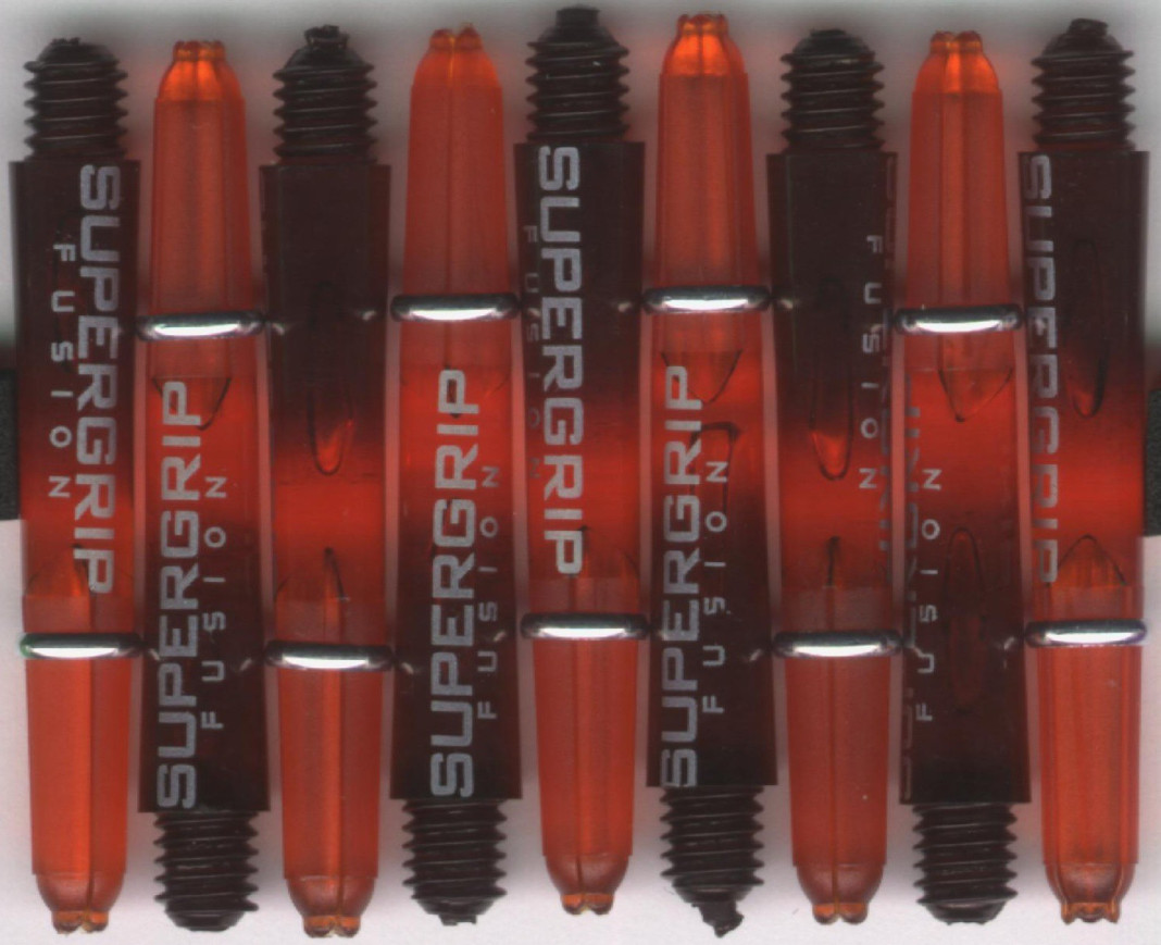 1.5in. Black/Orange Supergrip Fusion Dart Shafts 1.5in. Black/Orange Supergrip Fusion Dart Shafts