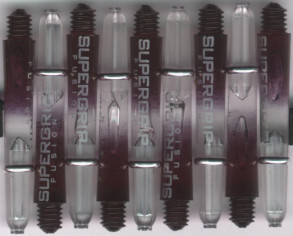 1.5in. Smoke/Clear Supergrip Fusion Dart Shafts 1.5in. Smoke/Clear Supergrip Fusion Dart Shafts