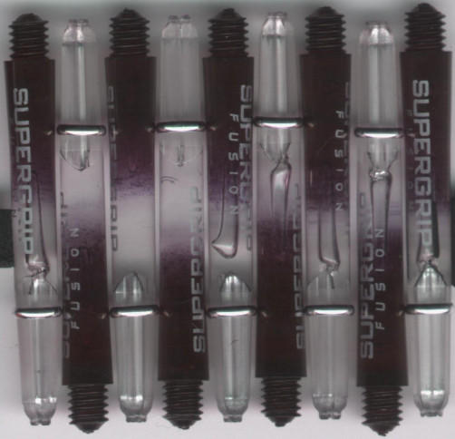 1.75in. Smoke/Clear Supergrip Fusion Dart Shafts 1.75in. Smoke/Clear Supergrip Fusion Dart Shafts