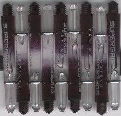 1.75in. Smoke/Clear Supergrip Fusion Dart Shafts