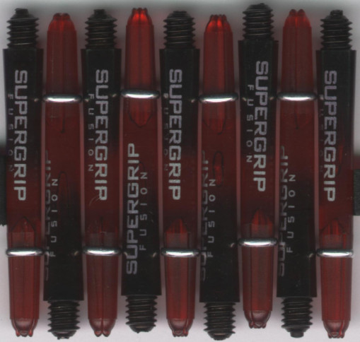 1.75in. Red/Black Supergrip Fusion Dart Shafts 1.75in. Red/Black Supergrip Fusion Dart Shafts