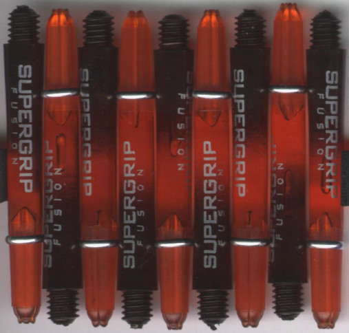 1.75in. Orange/Black Supergrip Fusion Dart Shafts 1.75in. Orange/Black Supergrip Fusion Dart Shafts
