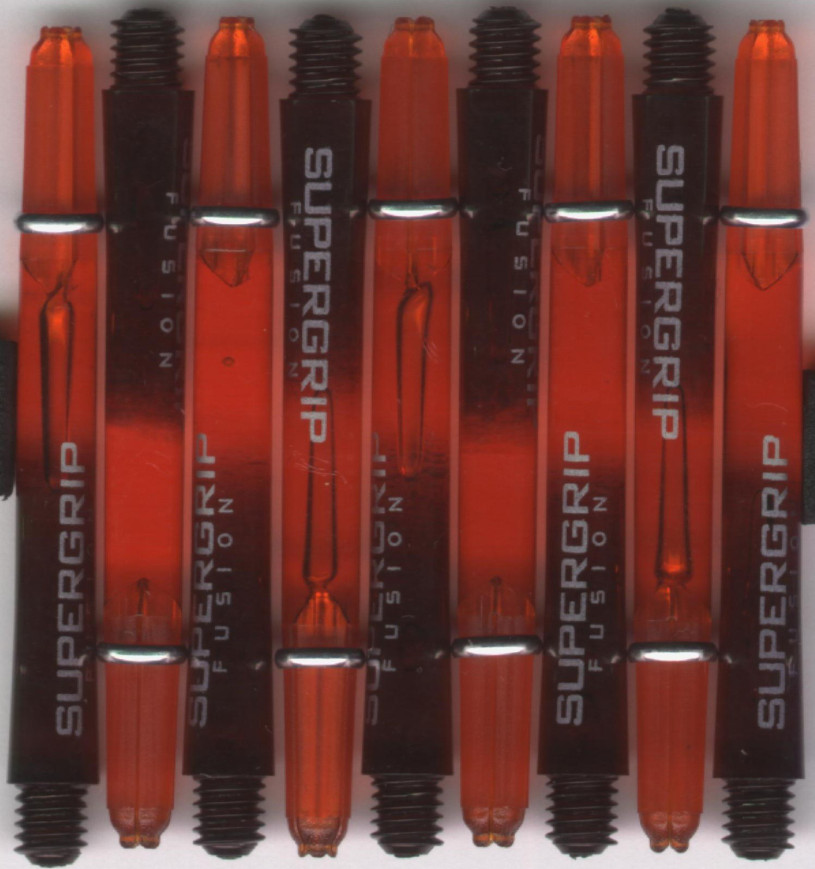 2in. Orange/Black Supergrip Fusion Dart Shafts 2in. Orange/Black Supergrip Fusion Dart Shafts