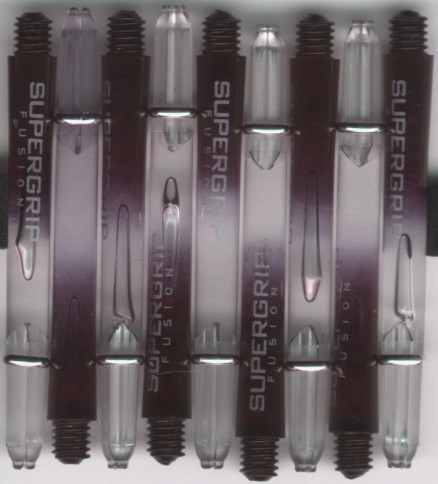 2in. Smoke/Clear Supergrip Fusion Dart Shafts 2in. Smoke/Clear Supergrip Fusion Dart Shafts