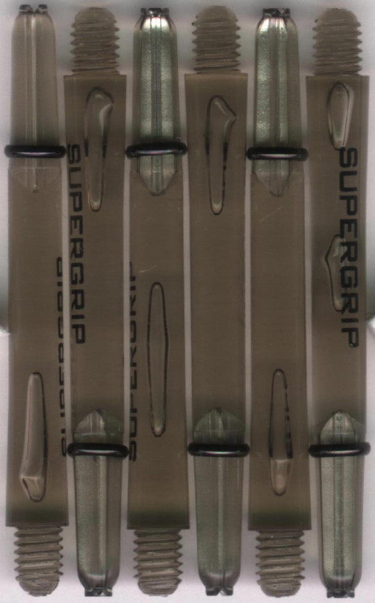 2in. Smoke Medium Harrows SuperGrip Dart Shafts 2in. Smoke Medium Harrows SuperGrip Dart Shafts
