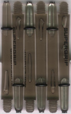 2in. Smoke Medium Harrows SuperGrip Dart Shafts 2in. Smoke Medium Harrows SuperGrip Dart Shafts