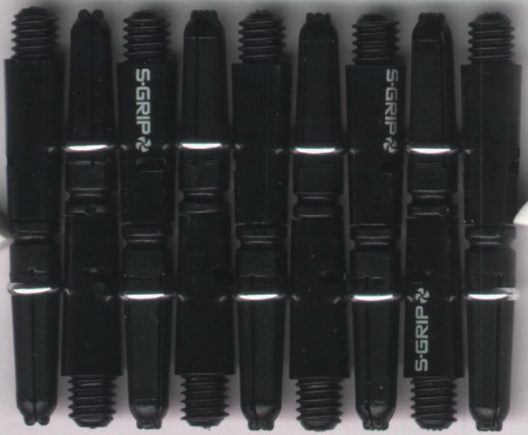 1.5in. Black/Silver Supergrip Spin Dart Shafts 1.5in. Black/Silver Supergrip Spin Dart Shafts