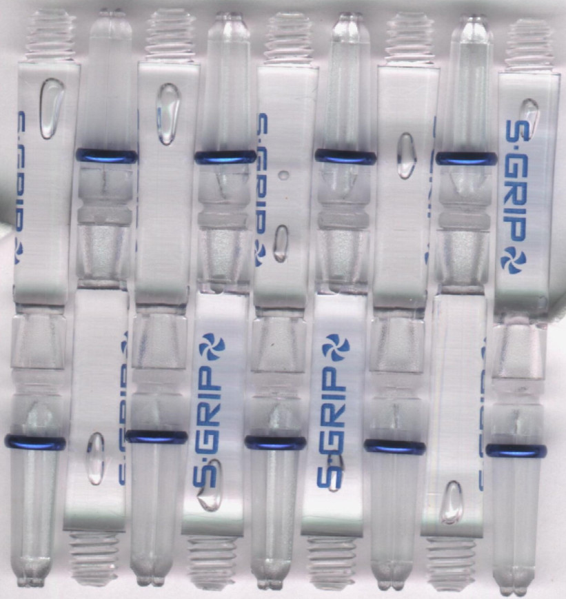 2in. Clear Supergrip Spin Dart Shafts 2in. Clear Supergrip Spin Dart Shafts