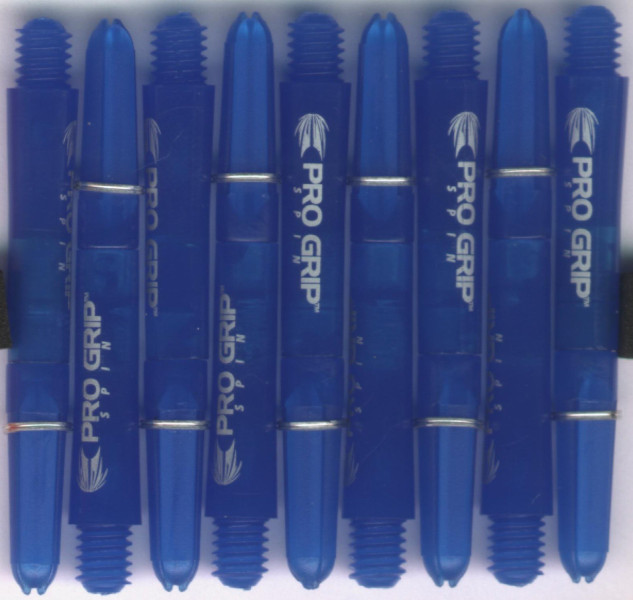 1.75in. Blue Pro Grip Spin Dart Shafts