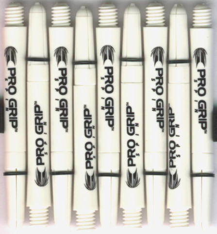 2in. White Pro Grip Spin Dart Shafts 2in. White Pro Grip Spin Dart Shafts