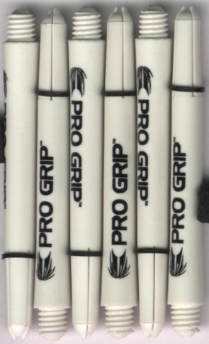 2in. White Target Pro Grip Dart Shafts 2in. White Target Pro Grip Dart Shafts
