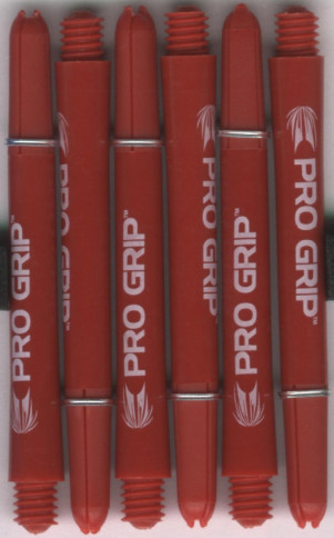2in. Red Medium Target Pro Grip Dart Shafts 2in. Red Medium Target Pro Grip Dart Shafts