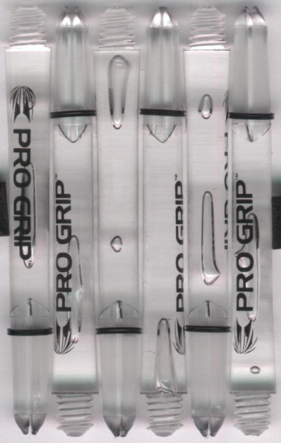 2in. Clear Medium Target Pro Grip Vision Dart Shafts