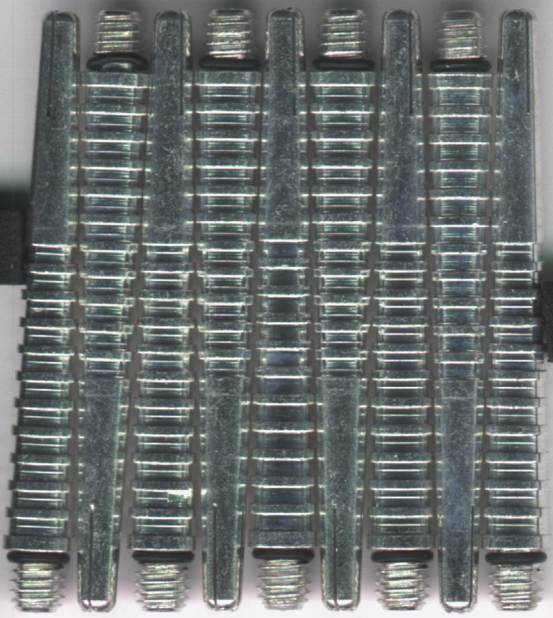 2in. Silver Unicorn Machina Aluminum Dart Shafts