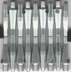 1.5in. Silver Turbo Spin Aluminum Dart Shafts