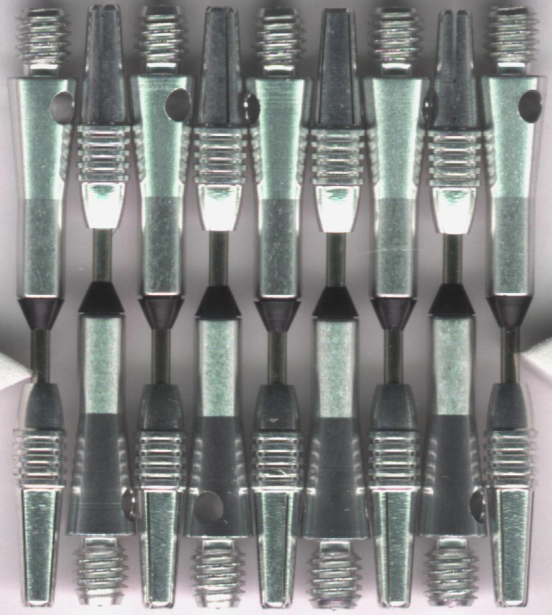 1.75in. Silver Shockwave Spinning Aluminum Dart Shafts 1.75in. Silver Shockwave Spinning Aluminum Dart Shafts