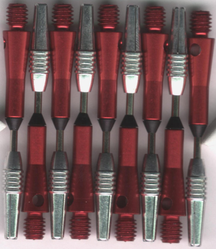 1.75in. Red Shockwave Spinning Aluminum Dart Shafts 1.75in. Red Shockwave Spinning Aluminum Dart Shafts