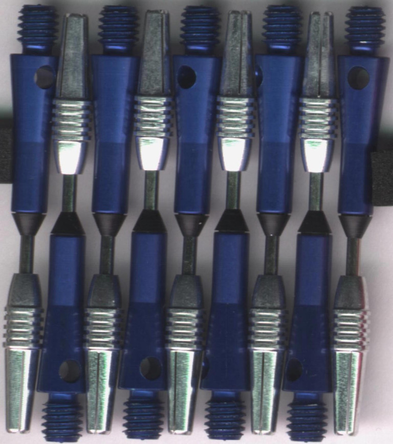 1.75in. Blue Shockwave Spinning Aluminum Dart Shafts 1.75in. Blue Shockwave Spinning Aluminum Dart Shafts
