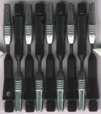 1.75in. Black Shockwave Spinning Aluminum Dart Shafts 1.75in. Black Shockwave Spinning Aluminum Dart Shafts