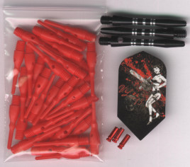 "Chainsaw Mistress" Soft Tip Dart Upgrade Kit "Chainsaw Mistress" Soft Tip Dart Upgrade Kit