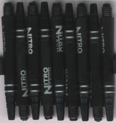 2in. Black Nitrotech Dart Shafts 2in. Black Nitrotech Dart Shafts