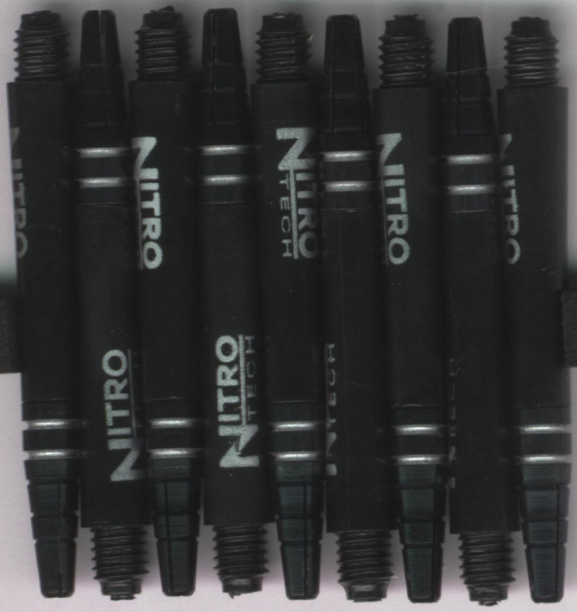 2in. Black Nitrotech Dart Shafts