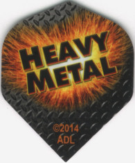 HEAVY METAL Diamond Plate Dart Flights