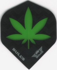 Translucent Green Pot Leaf Dart Flights