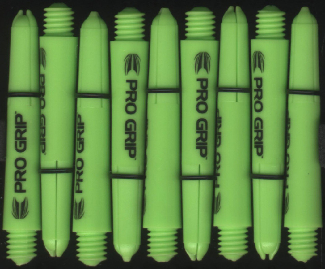 1.5in. Green Pro Grip Dart Shafts
