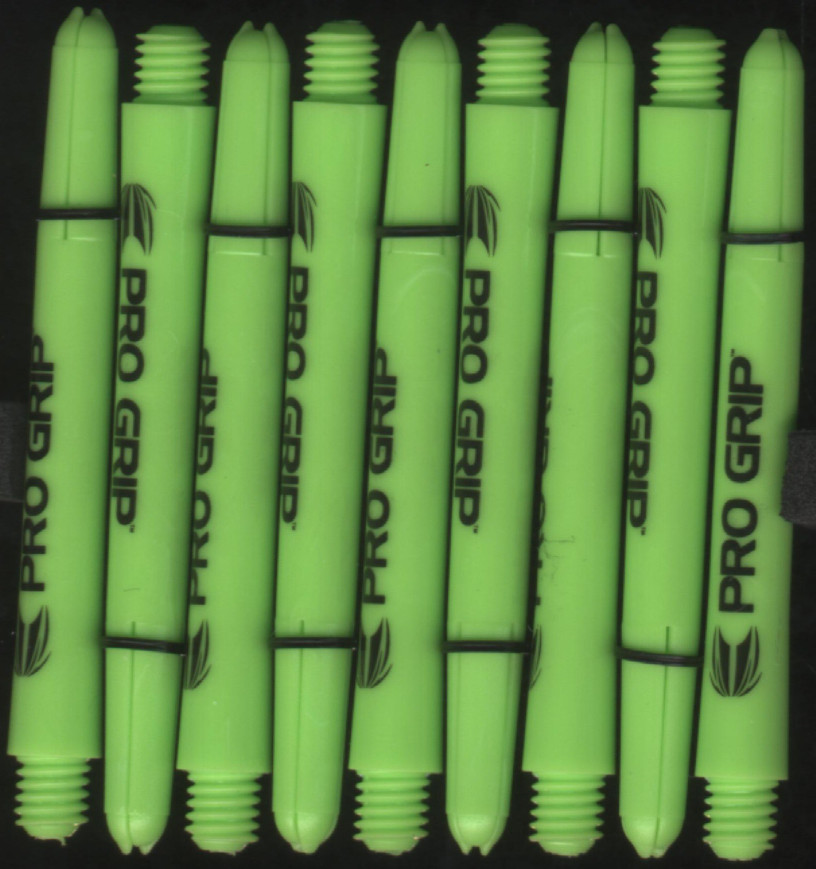 2in. Green Medium Target Pro Grip Dart Shafts